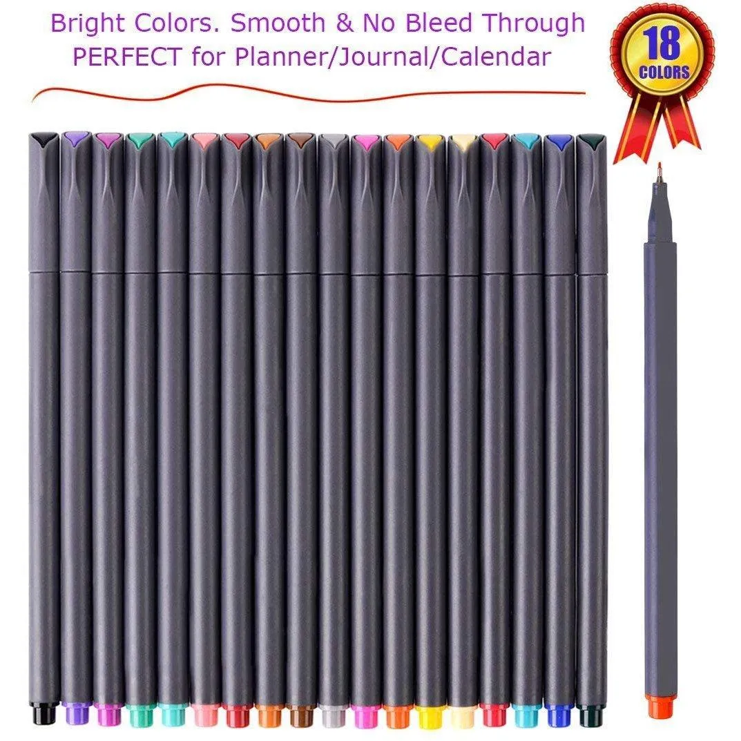 iBayam Colored Pens Fine Point Markers