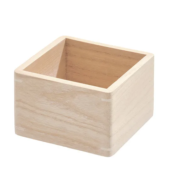 iDesign The Home Edit Wooden Bin Organizers