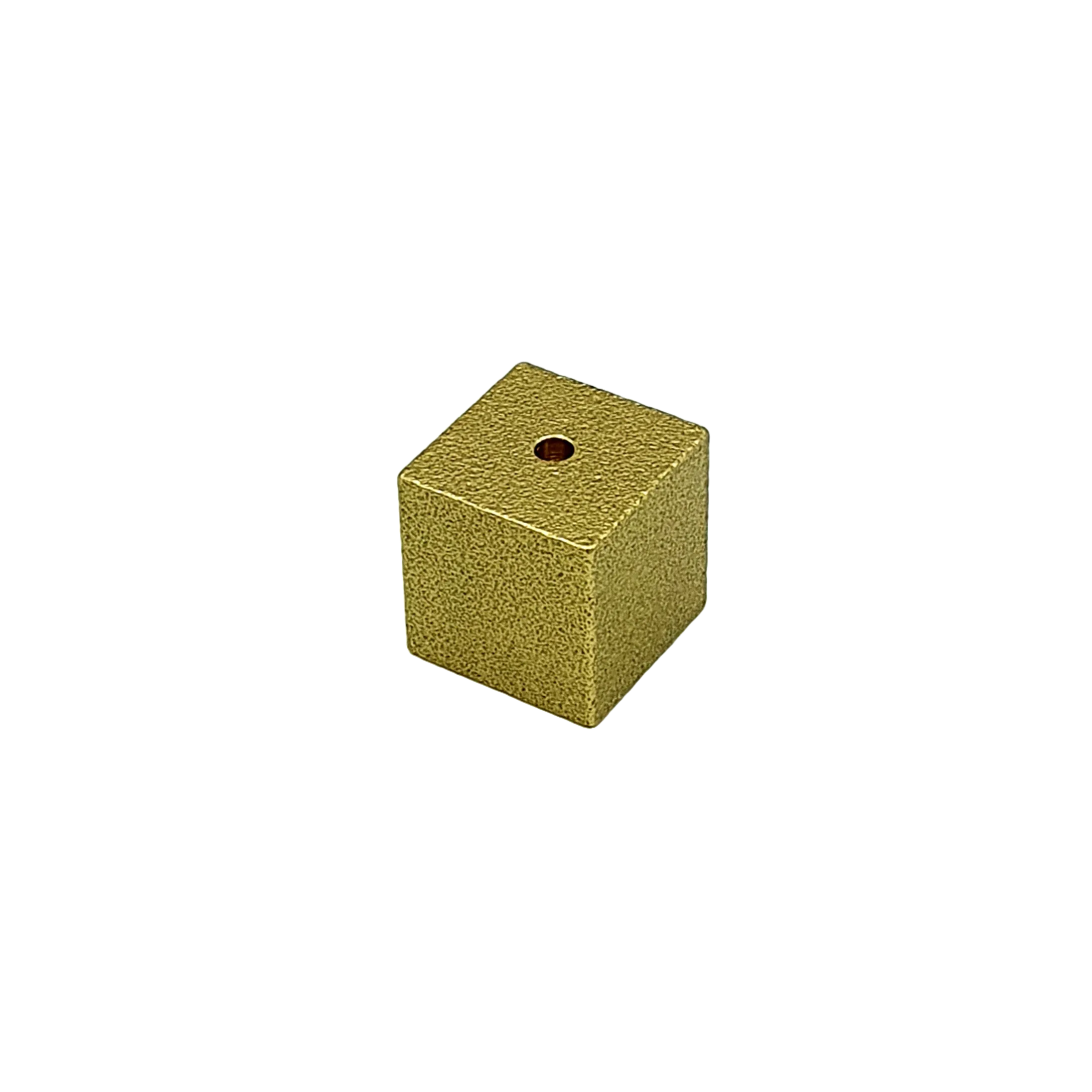 Incense Holder - Cube Gold Large