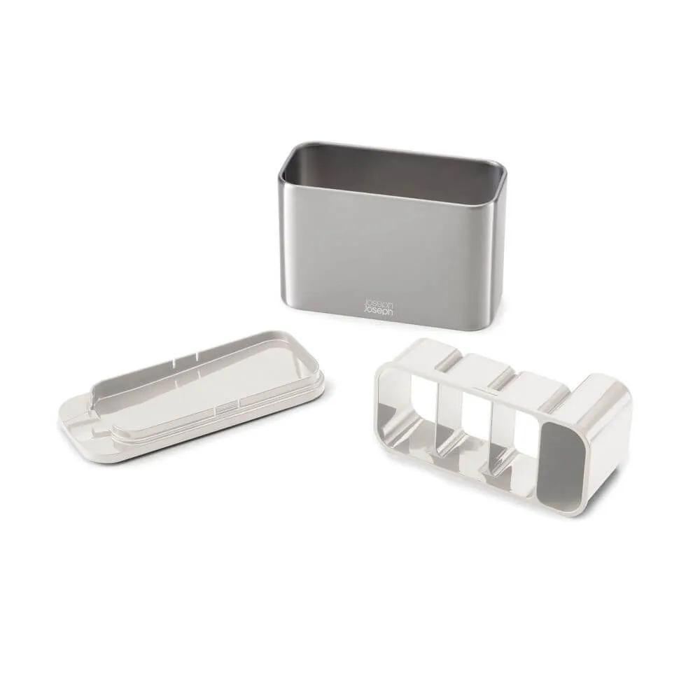 Joseph Joseph Surface Stainless Steel Cutlery Drainer Stone