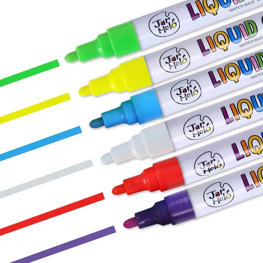 Liquid Chalk Markers -6 Colors