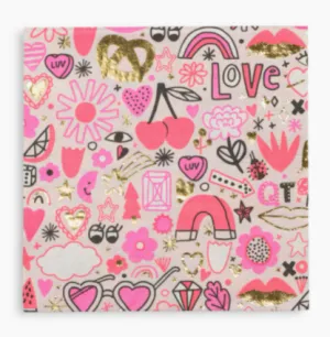 Love Notes Dinner Napkins