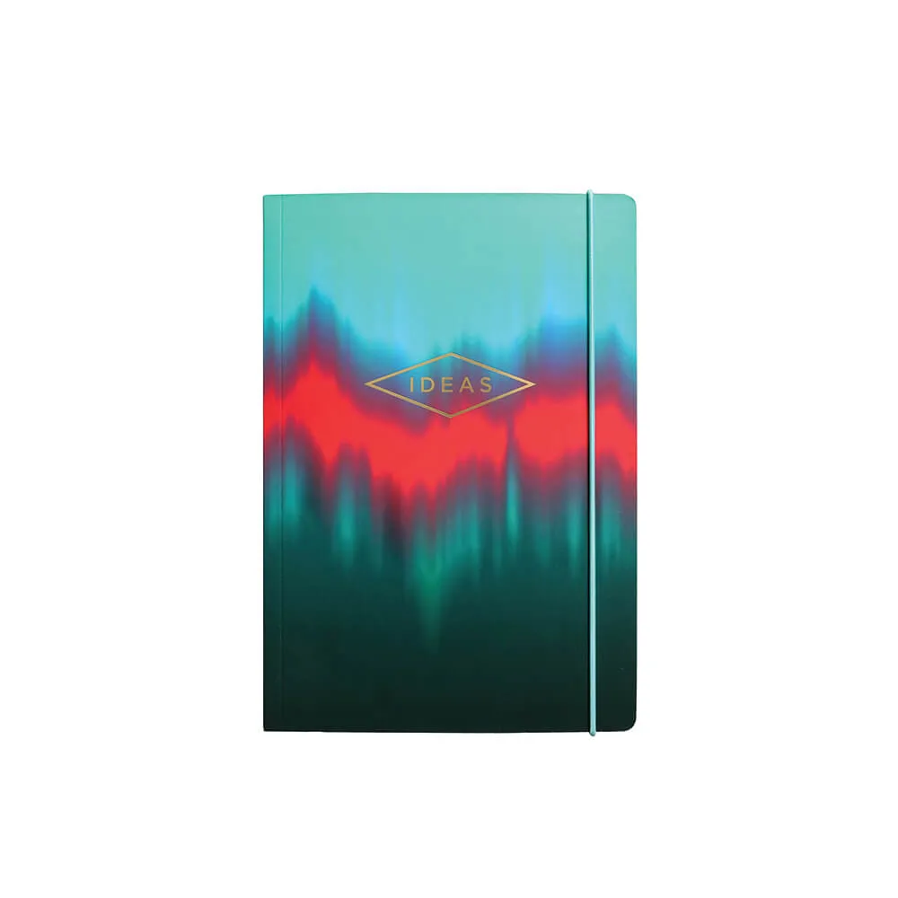 Neon Glitch A5 Notebook