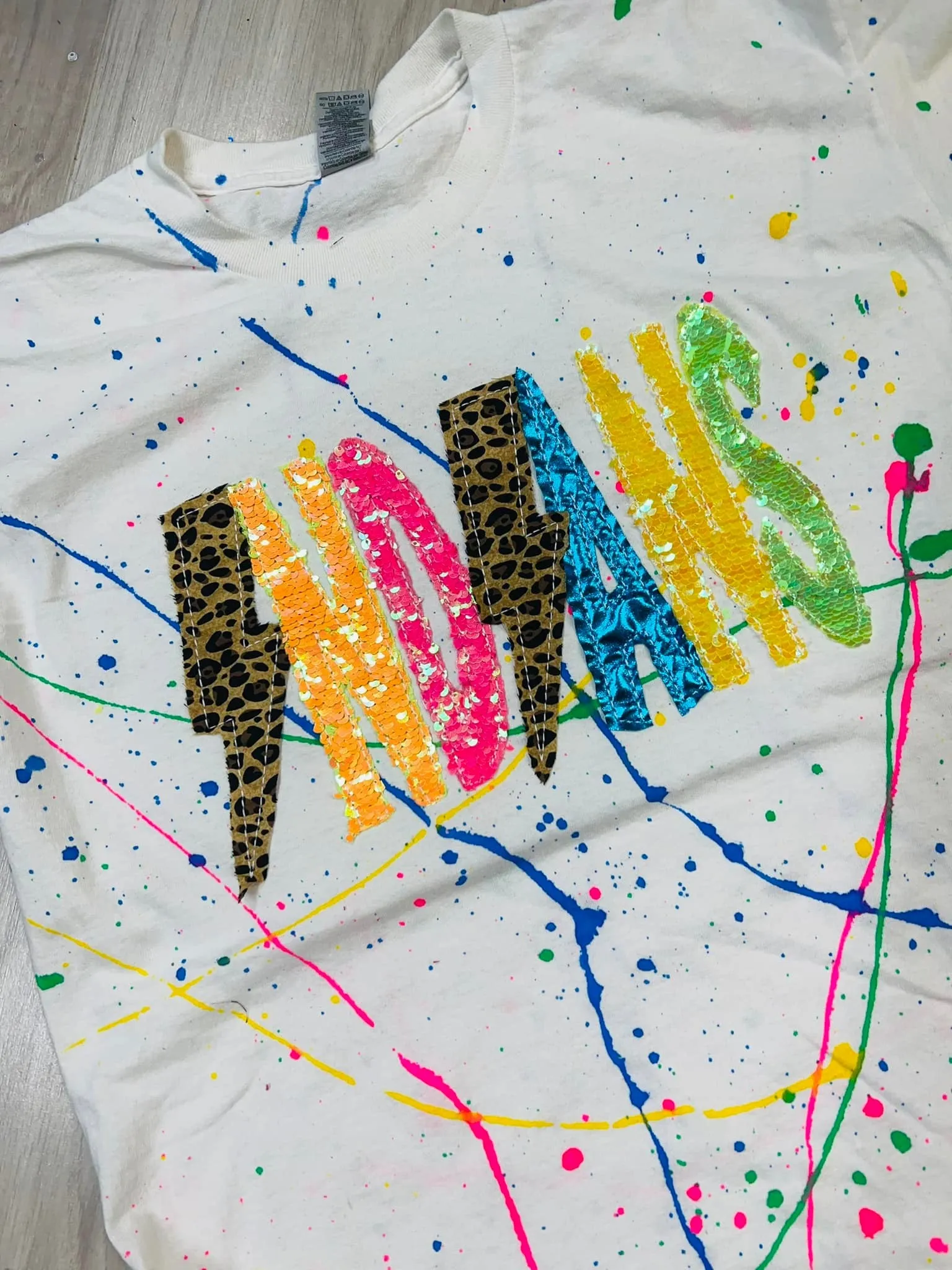 Neon Splatter Spirit Shirt