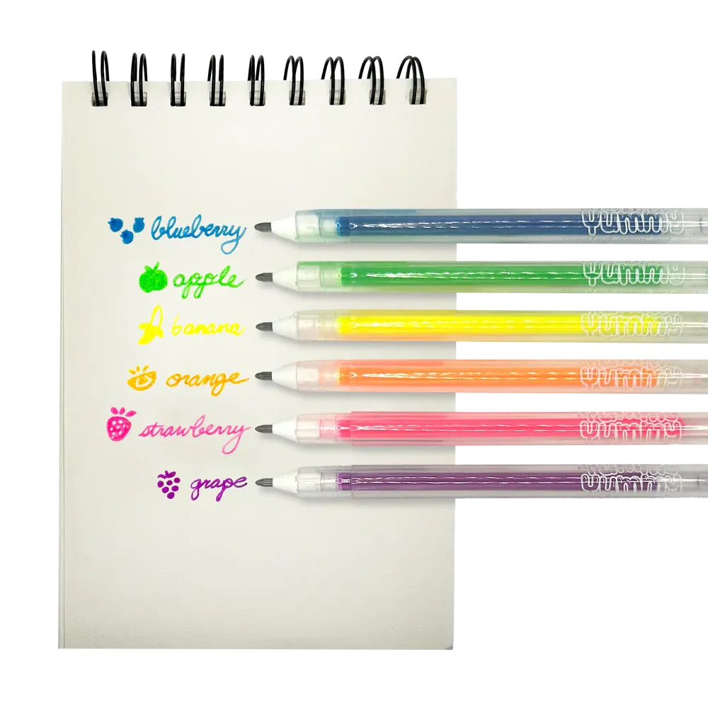 Ooly Yummy Yummy Scented Gel Pens - Neon - Set of 6