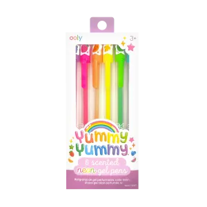 Ooly Yummy Yummy Scented Gel Pens - Neon - Set of 6