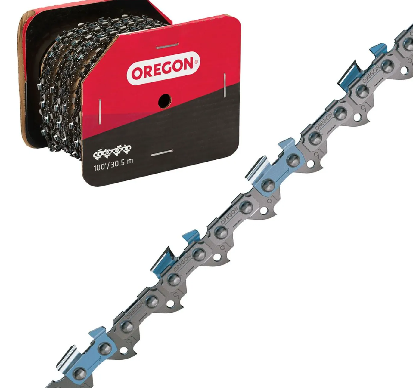 OREGON 20LGX (.325 X .050) Round Ground Chisel, Full Comp Chain