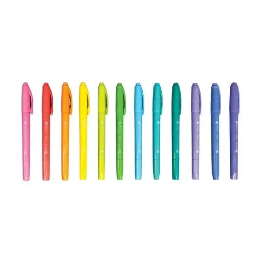 Pastel Hues Markers - Set of 12