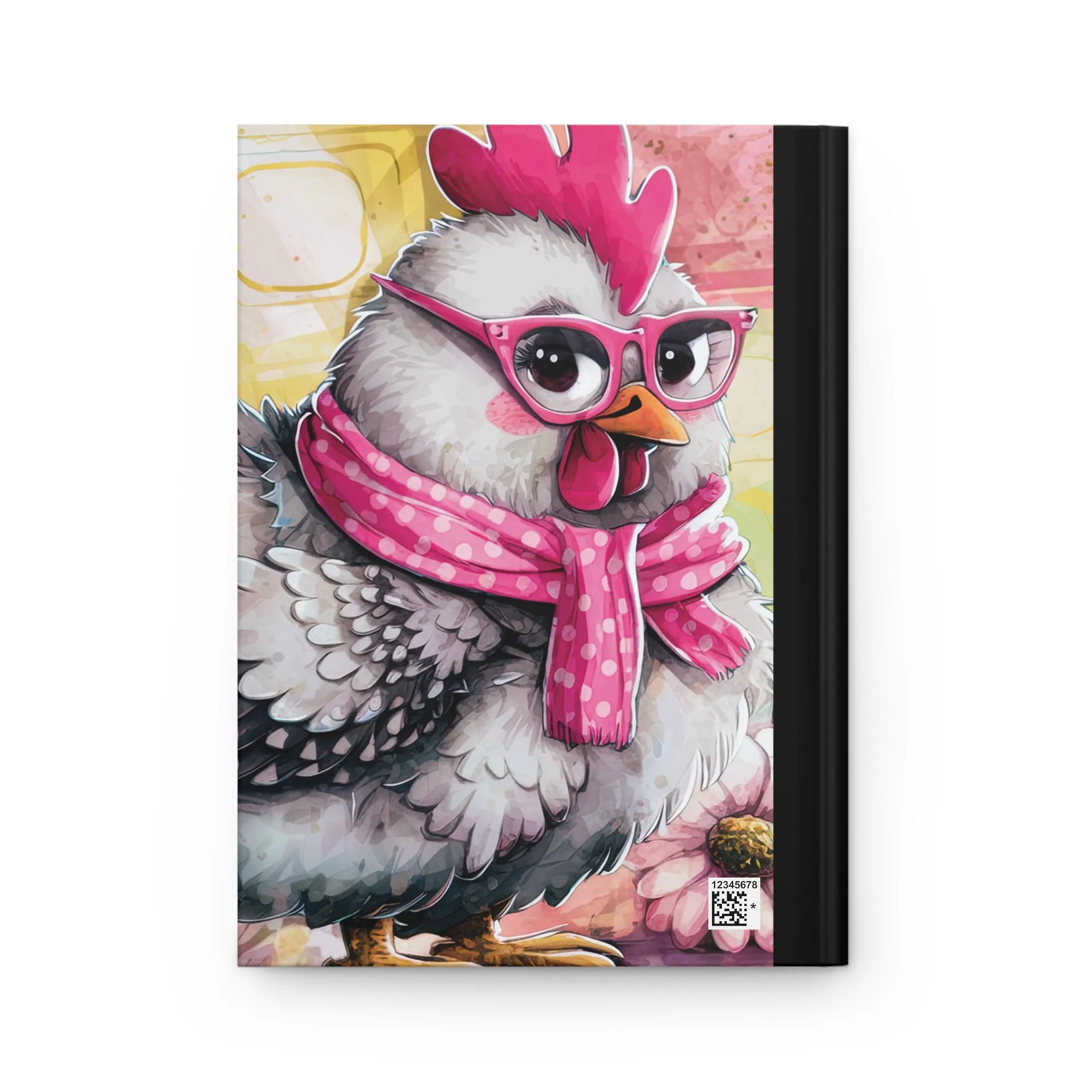 Personalised Hardcover Journal Matte, Chickens, awd-1714