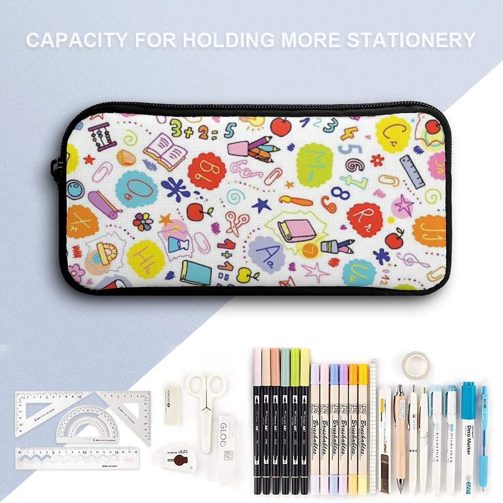 POD Upload Your Photo Pencil Case Back to School Custom Pencil Pouch