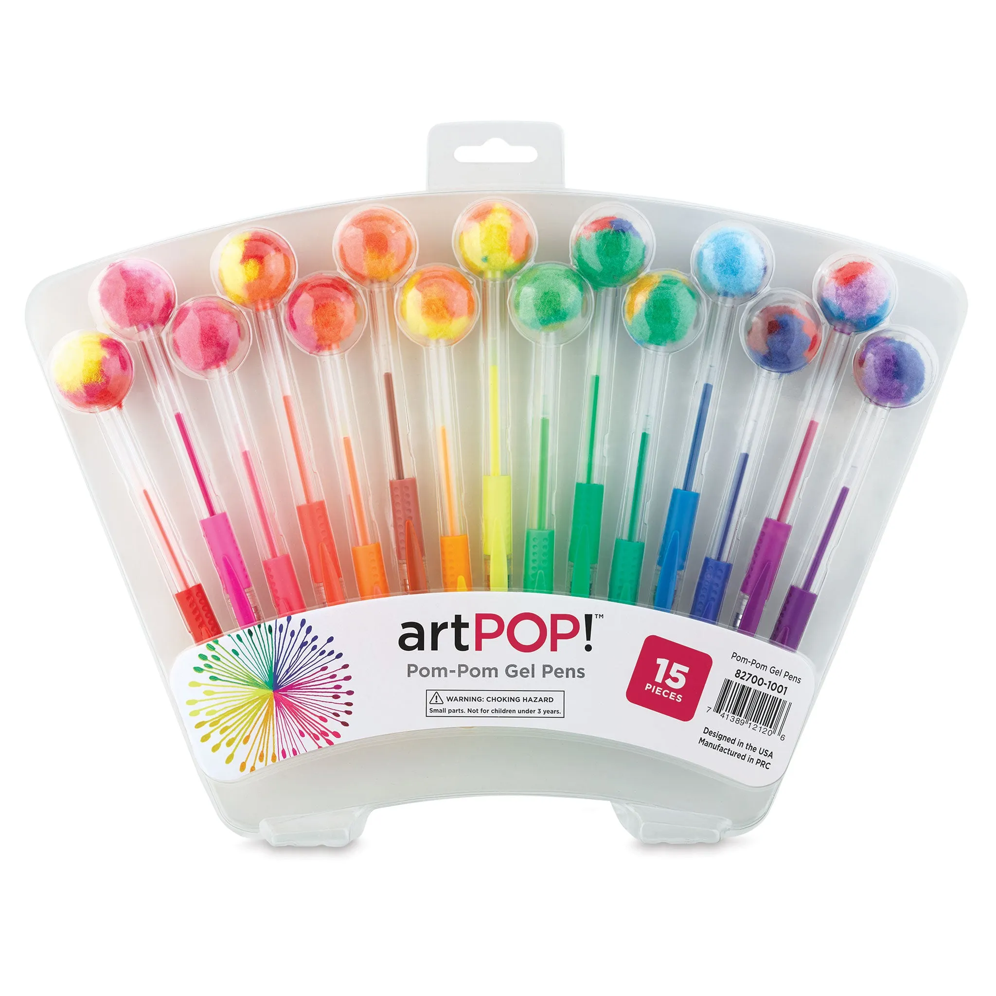 Pom Pom Gel Pens - Pkg of 15