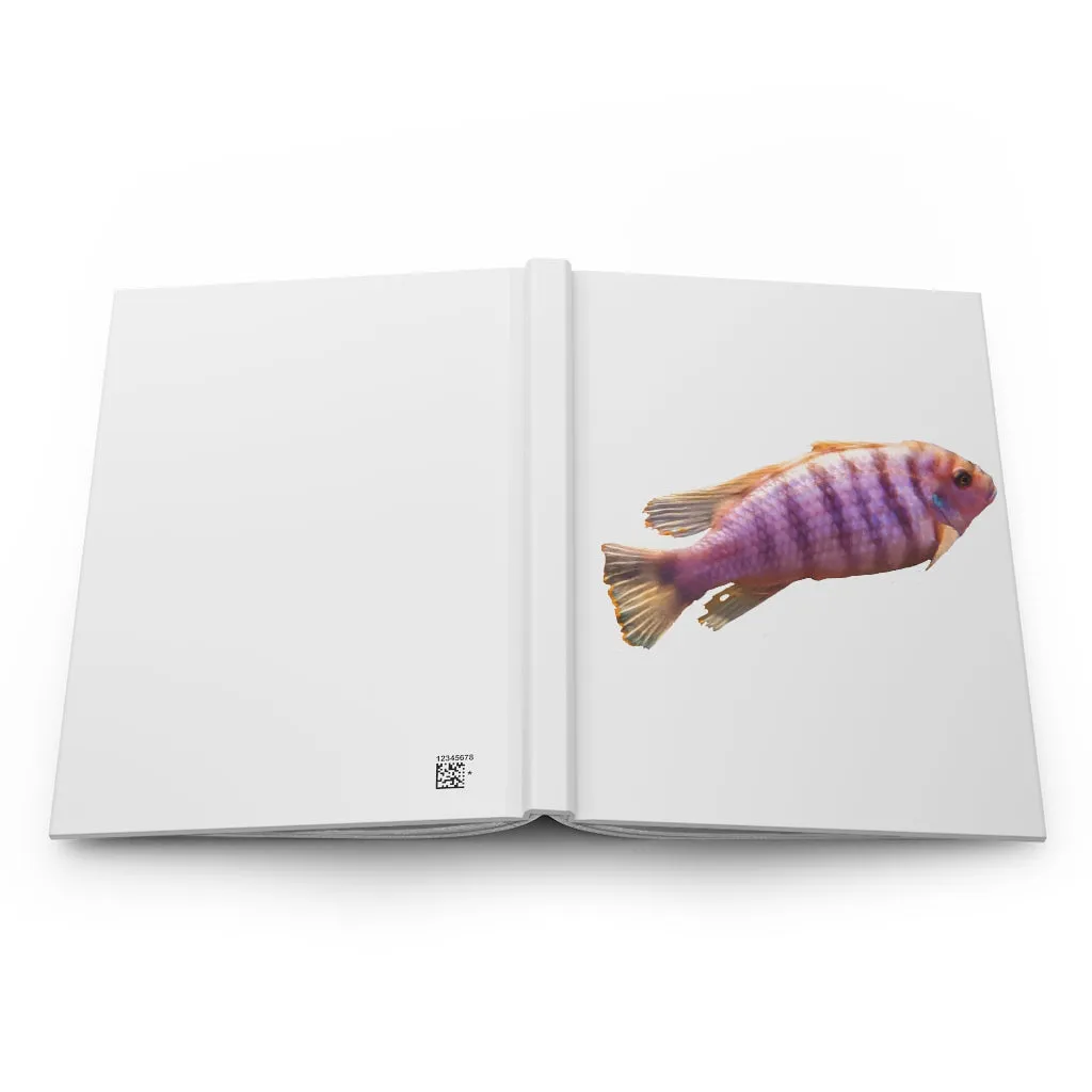 Purple Fish Hardcover Journal Matte