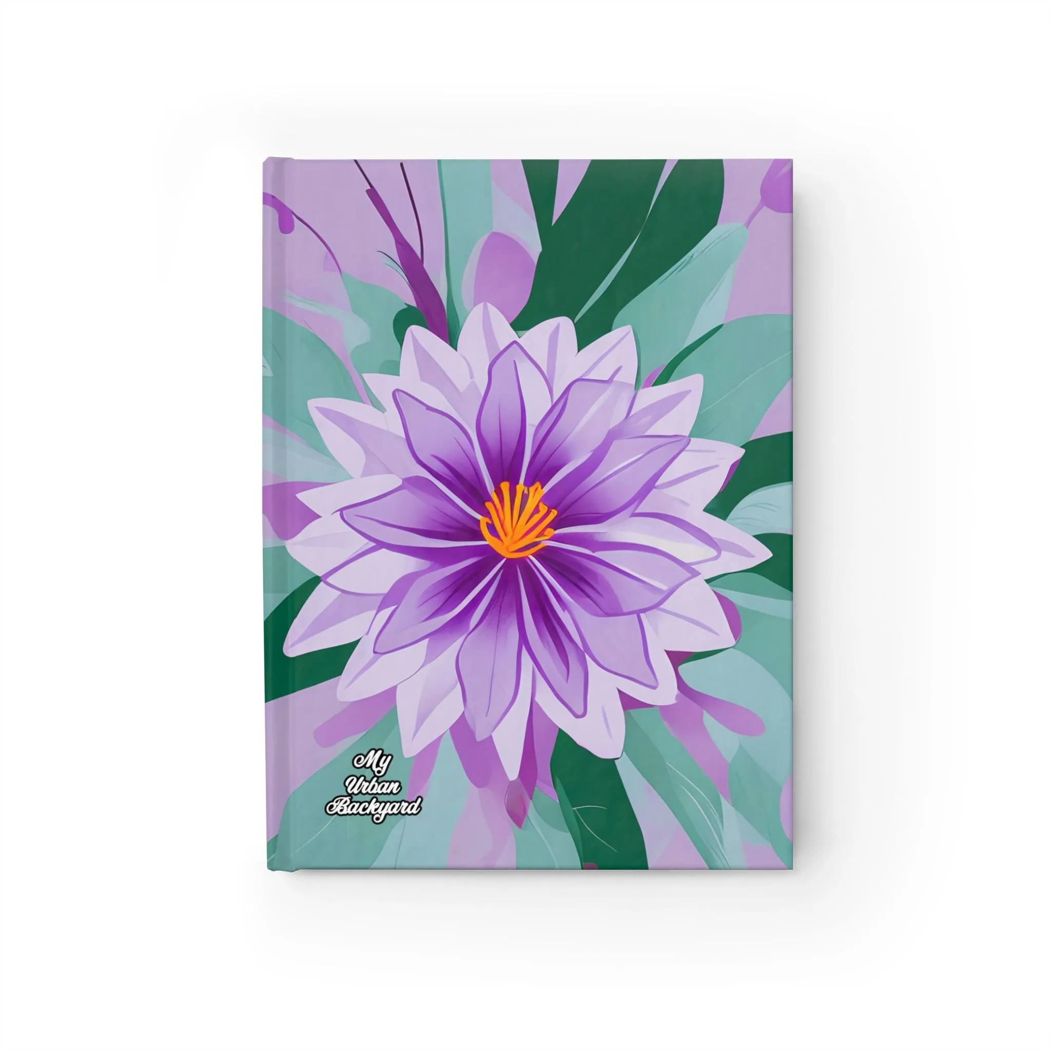 Purple Flower, Hardcover Notebook Journal - Write in Style