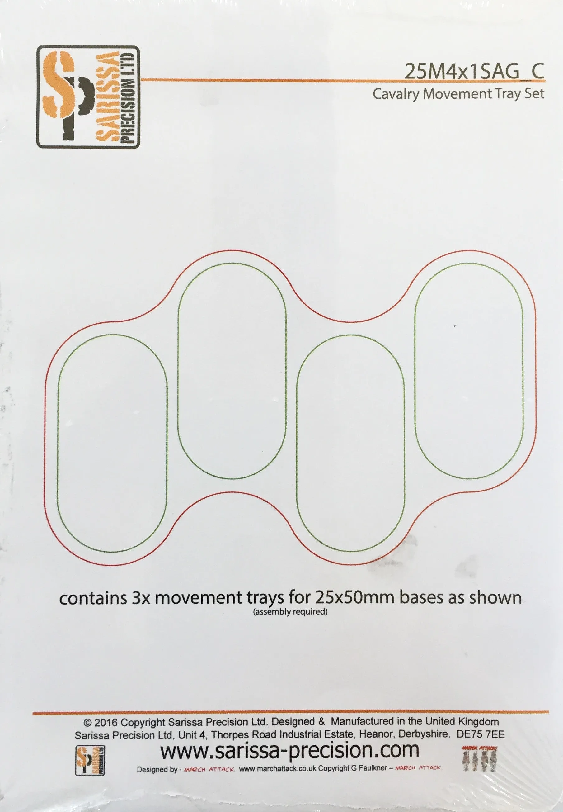 Saga Cavalry Movement Tray set