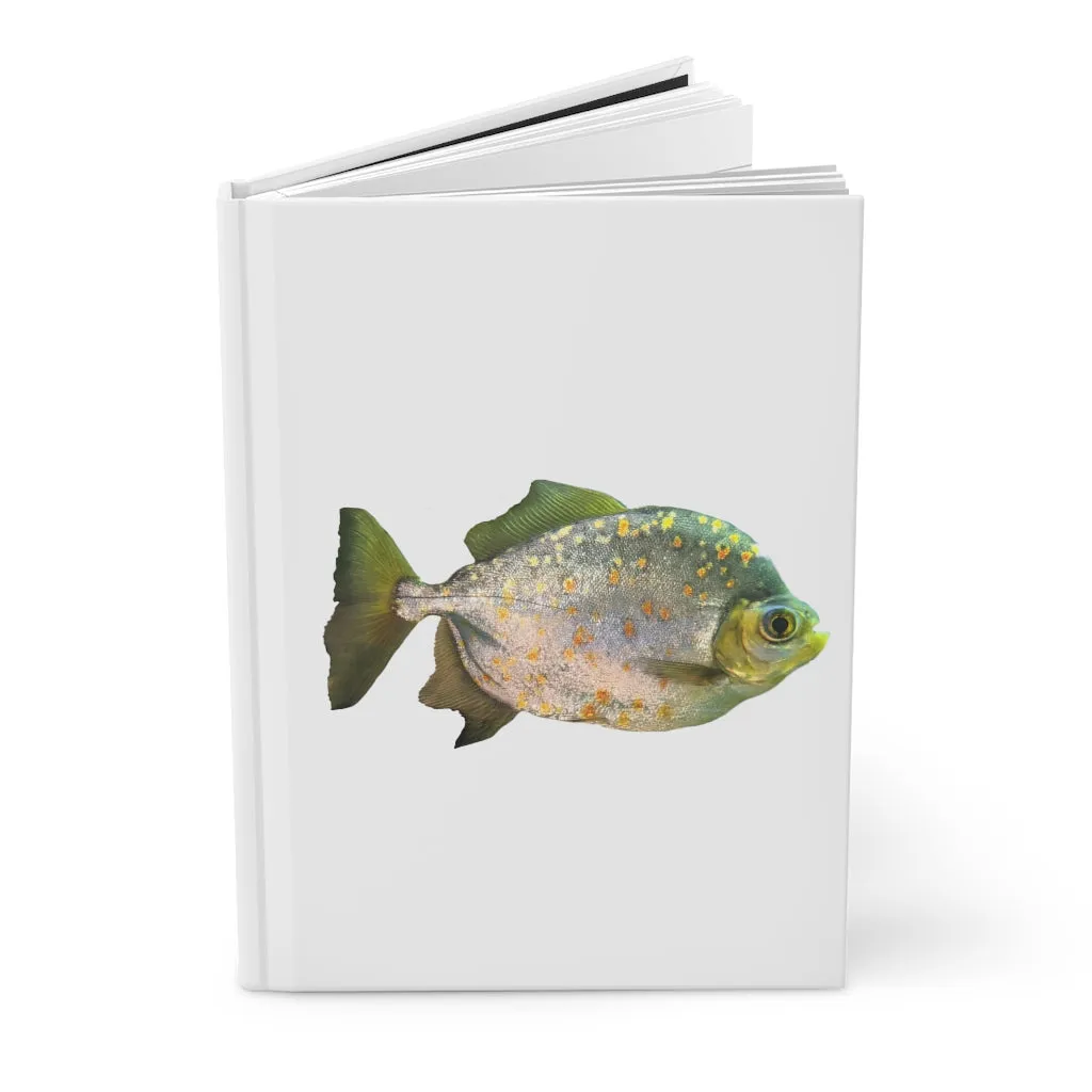 Silver Fish with Specs Hardcover Journal Matte