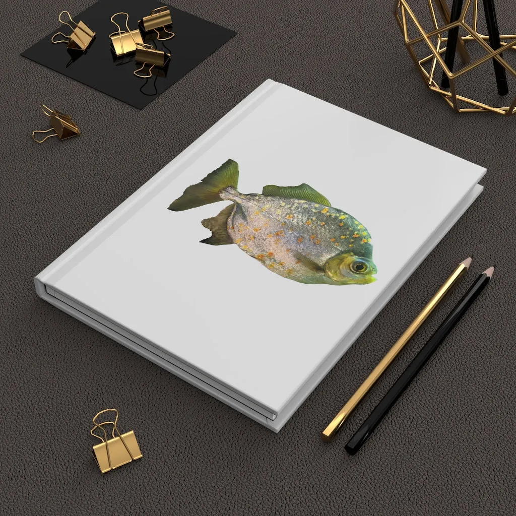 Silver Fish with Specs Hardcover Journal Matte