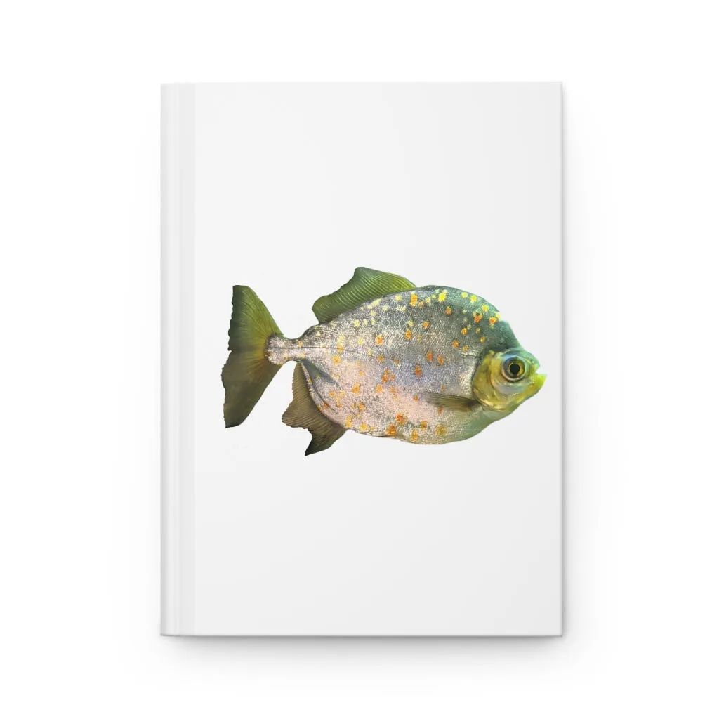 Silver Fish with Specs Hardcover Journal Matte