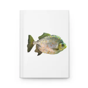 Silver Fish with Specs Hardcover Journal Matte