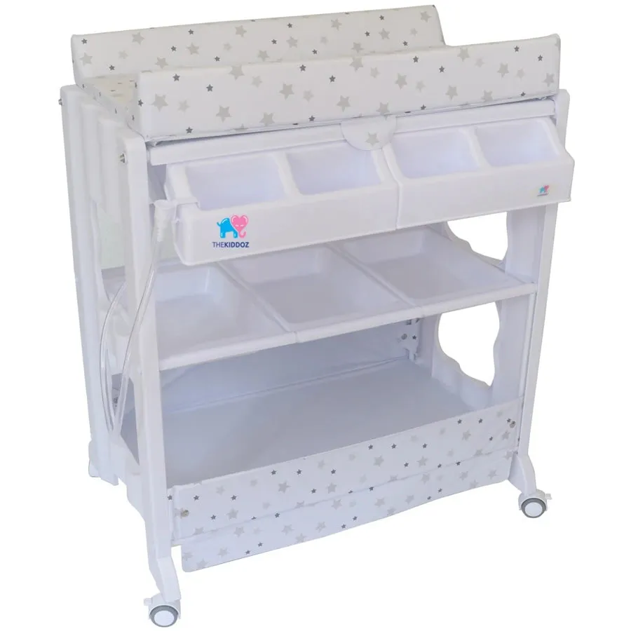 TheKiddoz Changing Table with Bathtub - Star design