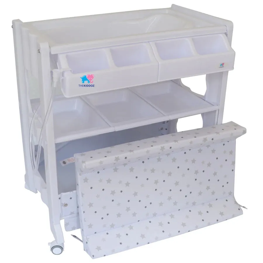 TheKiddoz Changing Table with Bathtub - Star design