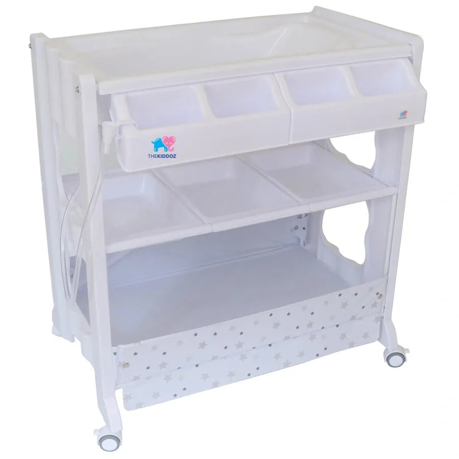 TheKiddoz Changing Table with Bathtub - Star design