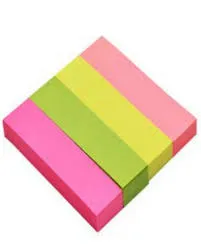 Three Flower Sticky Notes 4 (Neon Color) 75*18 mm