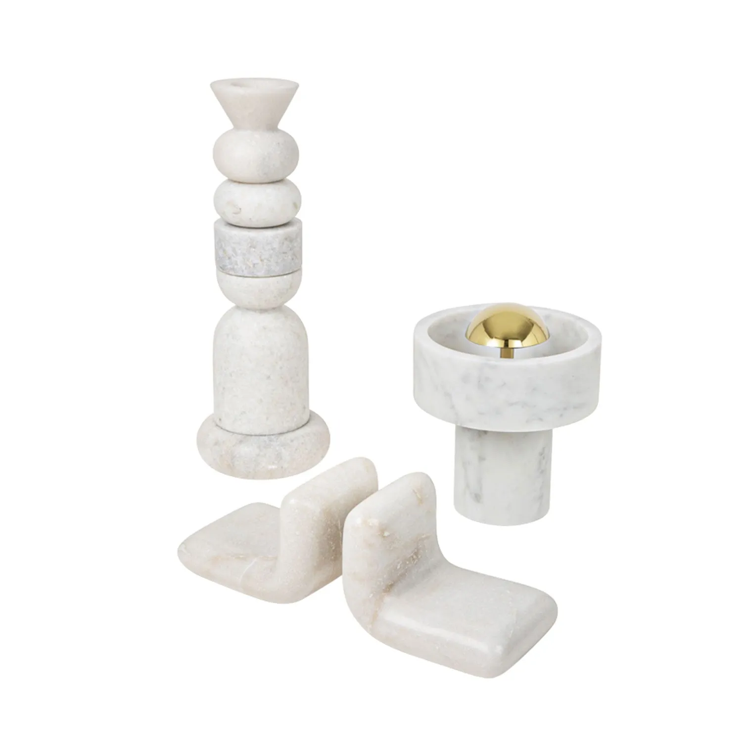 tom dixon | stone stacking candle holder