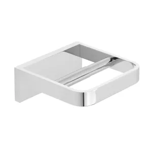 VADO Omika Closed Toilet Roll Paper Holder in Chrome