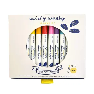 Wishy Washy Markers MINI - Set of 12 Assorted Colors