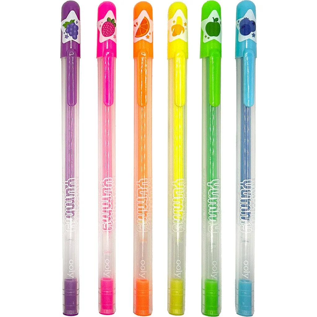 Yummy Yummy 6 Scented Neon Gel Pens