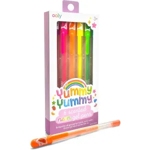 Yummy Yummy 6 Scented Neon Gel Pens